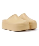 Crocs Dylan Platform WoMens Wheat Clogs - Beige - Size UK 4