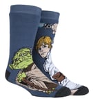 Heat Holders - Mens Film & TV Themed Thermal Slipper Socks - Luke / Yoda - Multicolour Nylon - Size UK 6-11