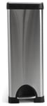 Habitat 30 Litre Slim Line Mod Pedal Bin - Silver