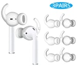 3 Pairs Silicone Earbuds Covers Anti-slip Earplug For Airpods Replacement S,m,l