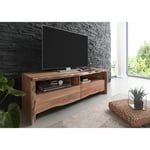 Meuble tv 151x45 Acacia laqué Bois naturel pure acacia 108 - natur