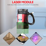 Module laser 450 nm 40 W avec couvercle de protection, t&ecirc;te de gravure laser &agrave; focale fixe, graveur laser haute vitesse, imprimante 3D, routeur CNC, module laser pour bricolage, artisanat, bois, cuir, tissu, d&eacute;coupe de papier, gravure