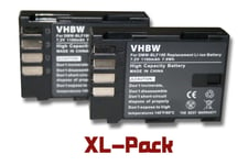 vhbw 2x Batterie compatible avec Panasonic Lumix DC-GH5, DC-GH5L, DC-GH5M, DMC-G9, DMC-GH3 appareil photo digital reflex APRN (1100mAh, 7,2V, Li-ion)