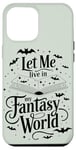 Coque pour iPhone 12 Pro Max Magical Fairies and Dragons Amoureux de livres