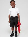 Everyday Boys 5 Pack Polo School Tops - White, White, Size Age: 6-7 Years