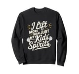 Gym Weightlifting Weights Gift Lifting Fitness Moms and Dads Sweatshirt