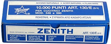 Zenith 311301401 Punti Agrafes de Bureau 130/E (6/4), 1 Boîte 10 agrafes