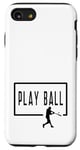 Coque pour iPhone SE (2020) / 7 / 8 Play Ball Baseball Batter Homerun Funny Game Graphic Dire