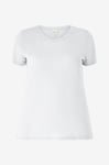 Only Carmakoma - Topp carRex SS V- Neck Lurex Top Ess JR - Silver