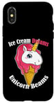 iPhone X/XS Ice Cream Dreams Unicorn Beams Sweets Magical Treat Case