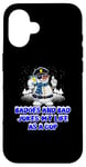 iPhone 16 Badges and Bad Jokes My Life as a Cop Funny Sarcastic Humor Case