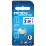 Renata Knappcell CR1025 3 V 1 st 30 mAh Litium CR1025