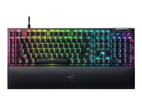 Razer Blackwidow V4 - Tastatur - Bakgrunnsbelyst - Usb-C - Usa - Tastsvitsj: Razer Yellow