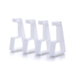4Pcs Cooling Feet,Horizontal Console Holder Bracket Stand Cooling Legs Accessories Base(White(Small Size)-For PS4 Pro)