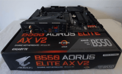 Gigabyte B550 AORUS ELITE AX V2 DDR4 ATX Motherboard