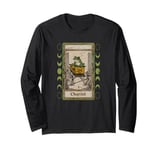 The Chariot Frog Tarot Style Graphic, Cool Novelty Frog Long Sleeve T-Shirt