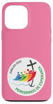 Coque pour iPhone 13 Pro Max Jubileo Católico 2025 - Peregrinos de Esperanza - Rosa