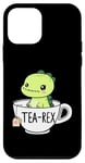 Coque pour iPhone 12 mini T-Rex Dinosaure Tea Dino Funny Tea-Rex