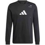 adidas Homme Tennis Category Graphic Longsleeve, Black, XS