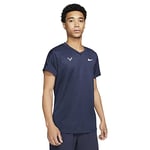 Nike CV2572-451 RAFA M NKCT DF CHALLNGR Top SS T-Shirt Mens Obsidian/White XL