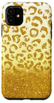 Coque pour iPhone 11 Motif léopard - Motif guépard dégradé pour femmes et filles