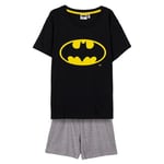 Pyjamas Barn Batman Svart - 6 år