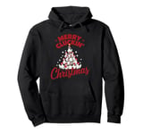 Merry Cluckin' Christmas Funny Chicken Lovers Farm Xmas Pullover Hoodie