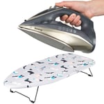 Beldray Steam Iron & Tabletop Ironing Board 2-in-1 Cordless Ceramic Dog Print