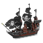 12che 3633Pcs Black Pearl Pirate Ship Building Block Toy