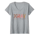 Womens Xray Technologist Xray Tech Cool Rad Tech Graduation Women V-Neck T-Shirt