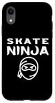 Coque pour iPhone XR Skate Ninja Skateboarding Skater Skateboarder Patinage sur glace