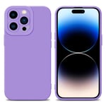 Coque pour Apple iPhone 14 PRO MAX en FLUID VIOLET CLAIR Housse de protection Étui en silicone TPU flexible - Neuf