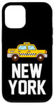 Coque pour iPhone 12/12 Pro New York City Graphic Tees - Cool New York City Funny Taxi