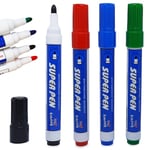 4-Pack - Whiteboardpennor / Whiteboard Penna - 4 färger