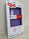 Genuine Tech21 Evo Check Flexshock Case Cover for Samsung Galaxy S23 - Purple