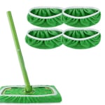 Swiffer Sweeper Mop ersättningsdynor, dukar för Swiffer golvmopp, återanvändbart överdrag 4 st