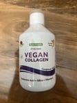 New Swedish Nutra Vegan Collagen Pure Peptide Anti Ageing 500ml - BBD 01/25