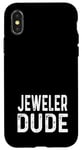 Coque pour iPhone X/XS Jeweler Dude - Entreprise de bijoux propriétaire de magasin