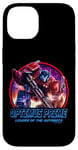 Coque pour iPhone 14 Transformers War For Cybertron Optimus Prime Leader Poster