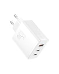 Baseus Chargeur USB C Rapide 65W PD Charger Alimentation Adaptateur Prise Secteur Compatible avec iPhone 15 14 Pro Max 13 Pro 12 Pro Galaxy S23 Ultra Plus S22 MacBook Pro/Air M1 M2 iPad Pro