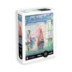 SentoSphère - Calypto - Puzzle - Collection Œuvre d'art - Entrée du Port de La Rochelle - Paul Signac - 1000 pièces - Un Puzzle 68,5 x 48 cm - A partir de 9 Ans - Fabrication française