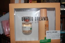 benetton united dreams gift set b/n boxed