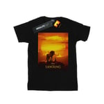 Disney Mens The Lion King Movie Sunset Poster T-Shirt (Black) Cotton - Size 2XL