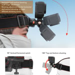 Action Camera Head Strap Mount Anti Slip Adjustable Quick Release Wearing Head B