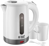 Russell Hobbs Electric 0.85L Travel Kettle, Small & Compact, Dual Voltage, Ideal