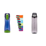 Contigo Swish Autoseal Water Bottle, Large BPA Free Drinking Bottle, Leakproof Gym Bottle & Cortland Autoseal Water Bottle, Large BPA Free Drinking Bottle, Leakproof Gym Bottle