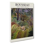 Big Box Art Surprise Henri Rousseau Canvas Wall Art Framed Picture Print, 30 x 20 Inch (76 x 50 cm), Exhibition