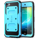 i-Blason Armorbox Series Dual Layer Hybrid Full-Body Case for Apple iPod Touch 5th/6th/7th Generation, Blue