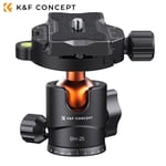 K&F CONCEPT Ballhead Tripod Mount Adapter 25mm Large Ball Head Adapter New S9O0