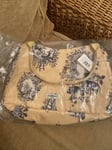 Cath Kidston ‘30 Years Toile’ Day Bag Yellow Artist Print Art Animals Dog New